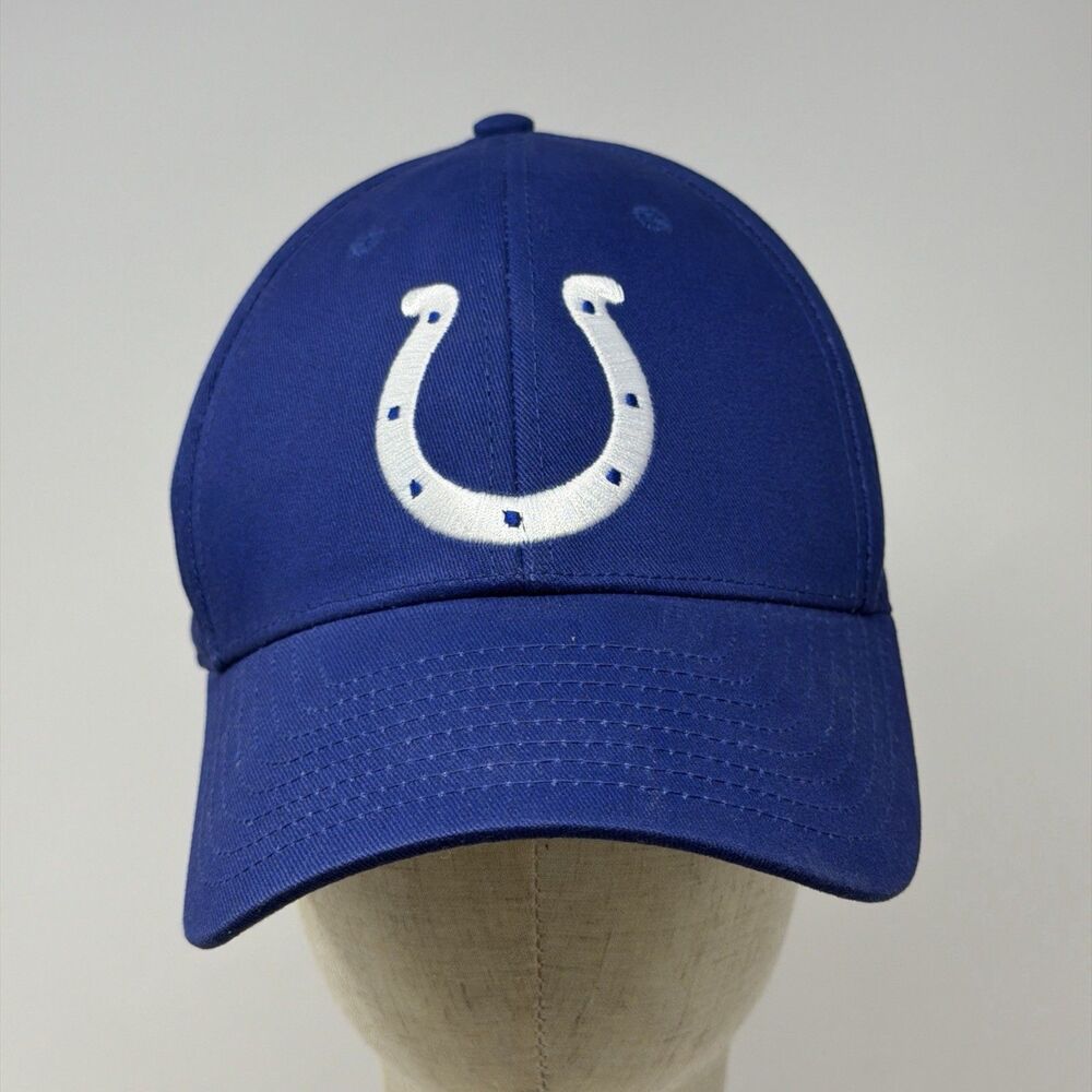 Indianapolis Colts NFL Team Apparel Blue Adjustable Dad Hat Cap Adult OSFA